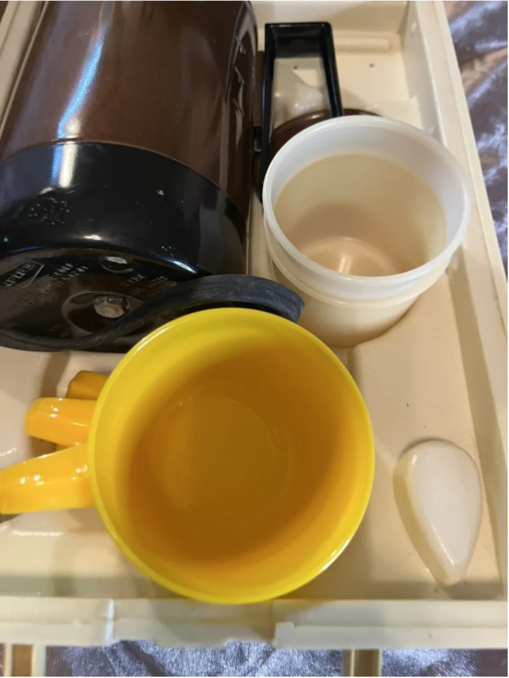 Vintage Montgomery Ward Portable Coffeemaker 6 Cup Percolator 12v-120v WORKS!